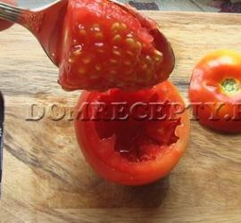 Фаршированные помидоры на закуску